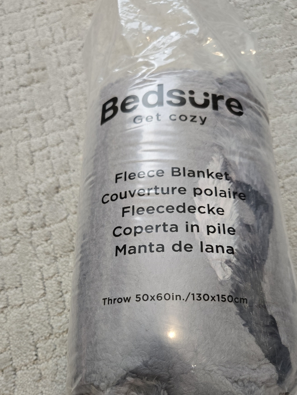 Bedsure Fleece Throw Blanket NWT